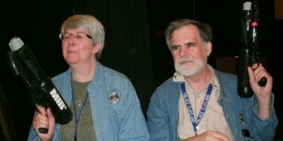 Sharon Lee and Steve Miller, at ConQuesT 2012 in Kansas City.